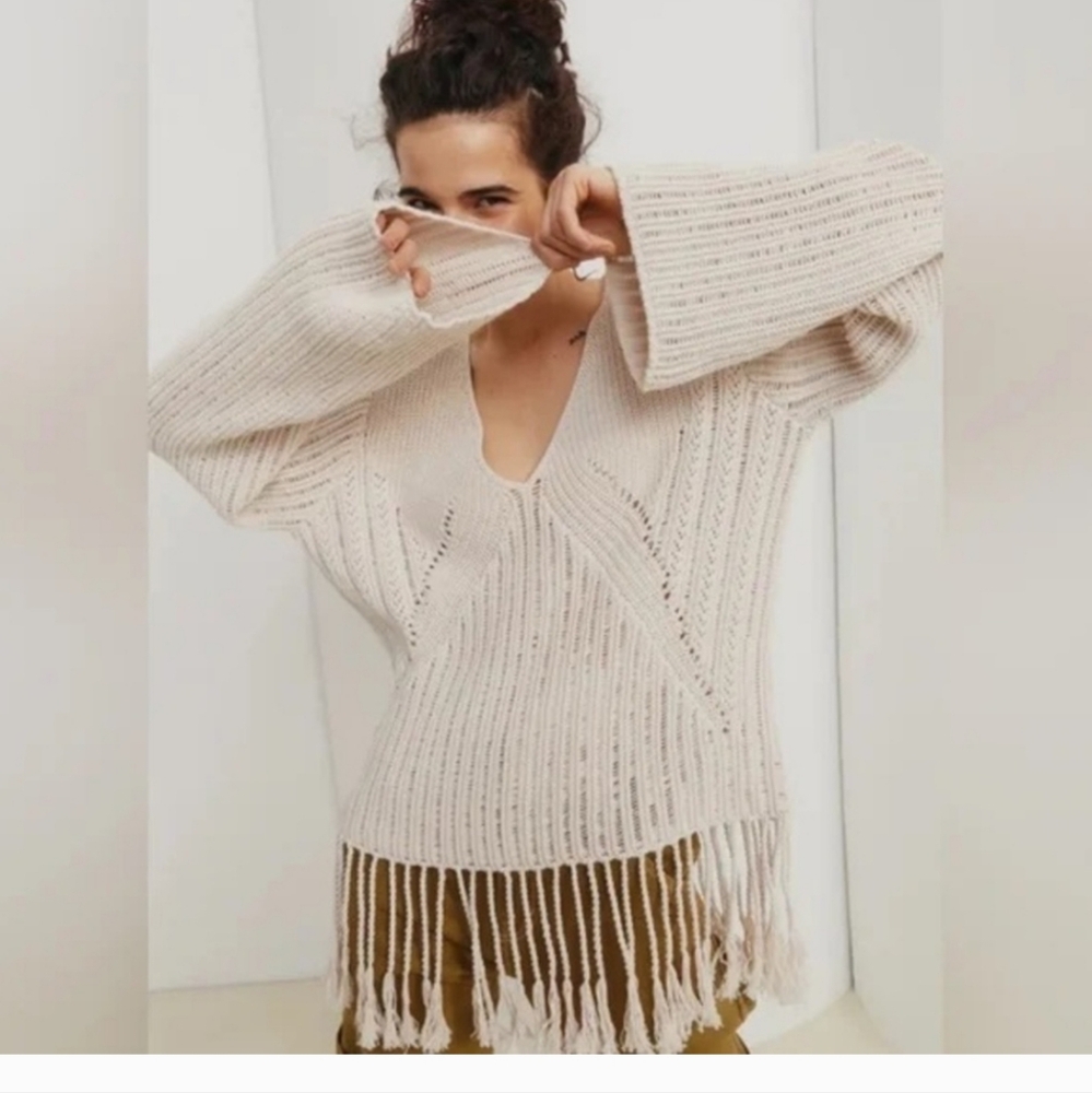 H&M Cream Knit Sweater